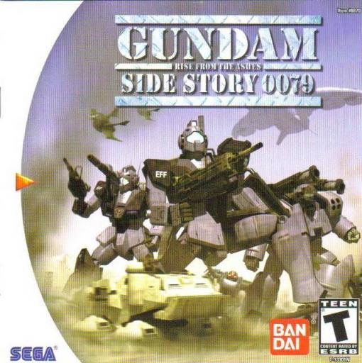 Gundam Side Story 0079 box art for Sega Dreamcast
